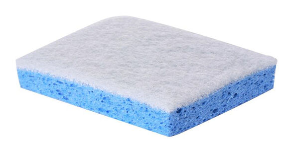 Image de Tampon blanc sur éponge 130 x 90mm - Sachet de 10