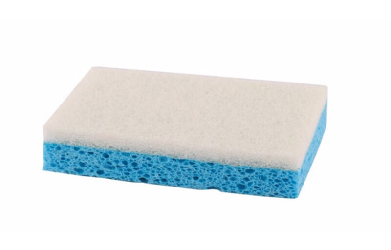 Image de Tampon blanc sur éponge 130 x 90mm - Sachet de 10