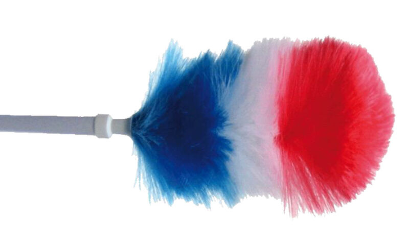 Image de Plumeau magique téléscopique 80-118cm synthétique multicolore