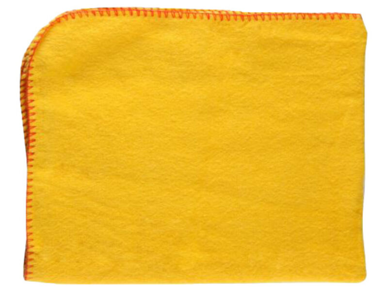 Image de Chamoisine coton 40x50cm  jaune - Sachet de 10