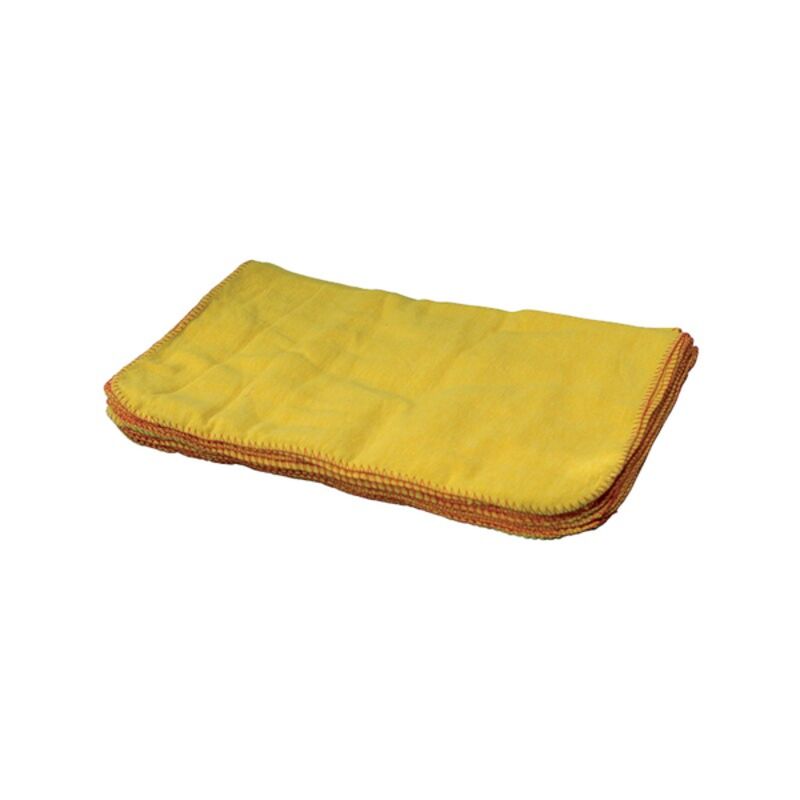 Image de Chamoisine coton 40x50cm jaune - Sachet de 10