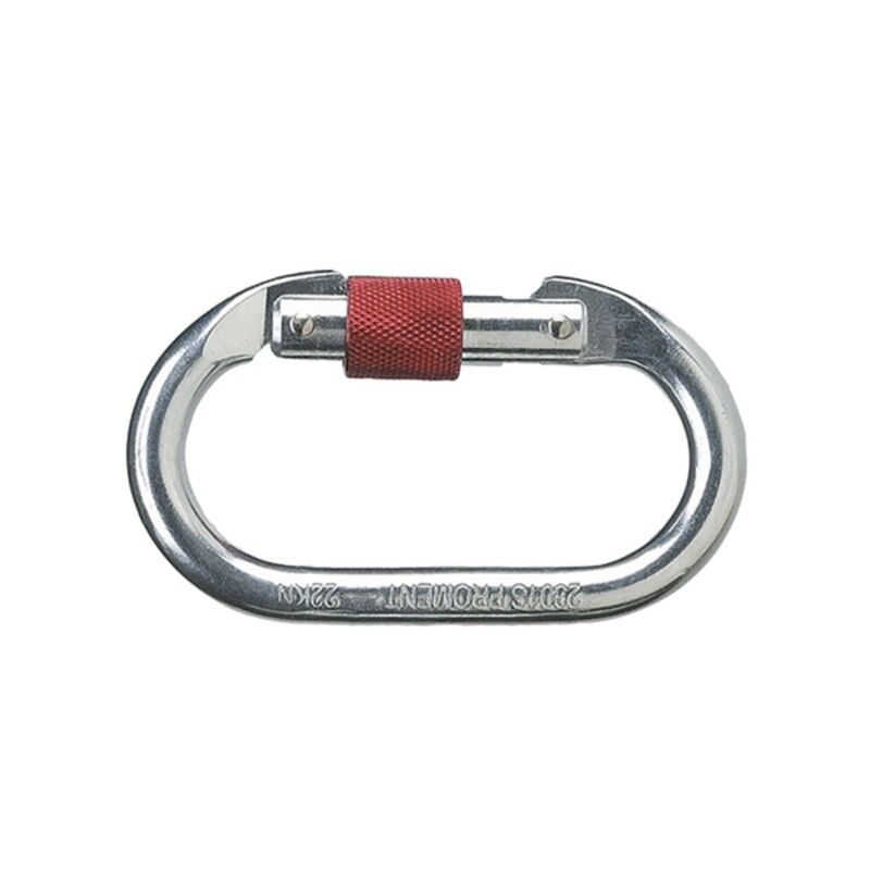 Image de Mousqueton de sécurité à vis / Acier / Ouverture 17mm