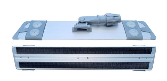 Image de Support alu pour frange velcro 40cm