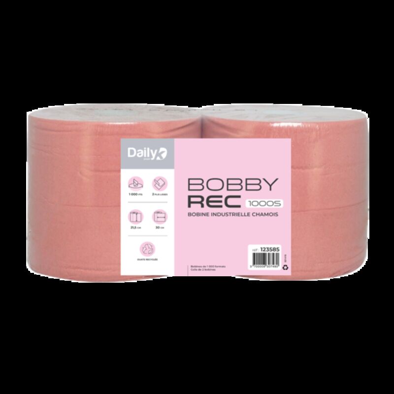 Image de Bobine recyclée chamois BOBBYREC 1000S  Dailyk Start - Colis de 2