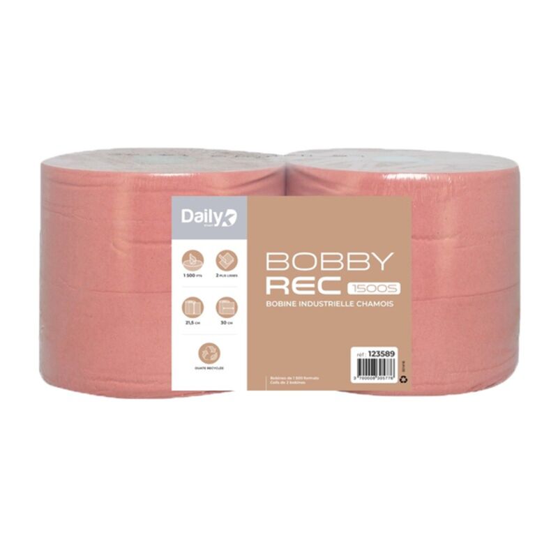 Image de Bobine recyclée chamois BOBBYREC 1500S Dailyk Start - Colis de 2