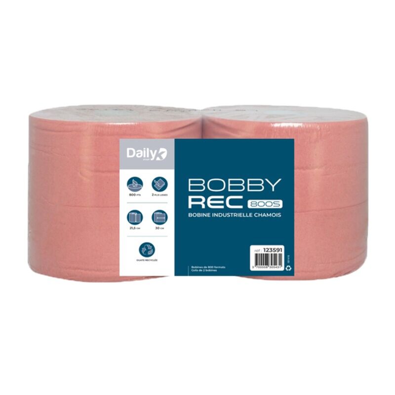Image de Bobine recyclée chamois BOBBYREC 800S Dailyk Start - Colis de 2