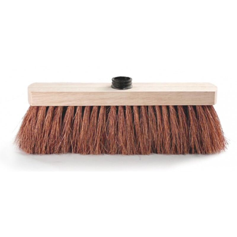 Image de Balai coco naturel monture bois 29cm