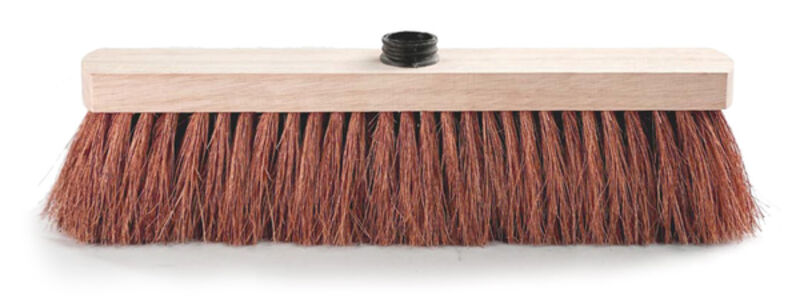 Image de Balai coco naturel /Monture bois  38cm