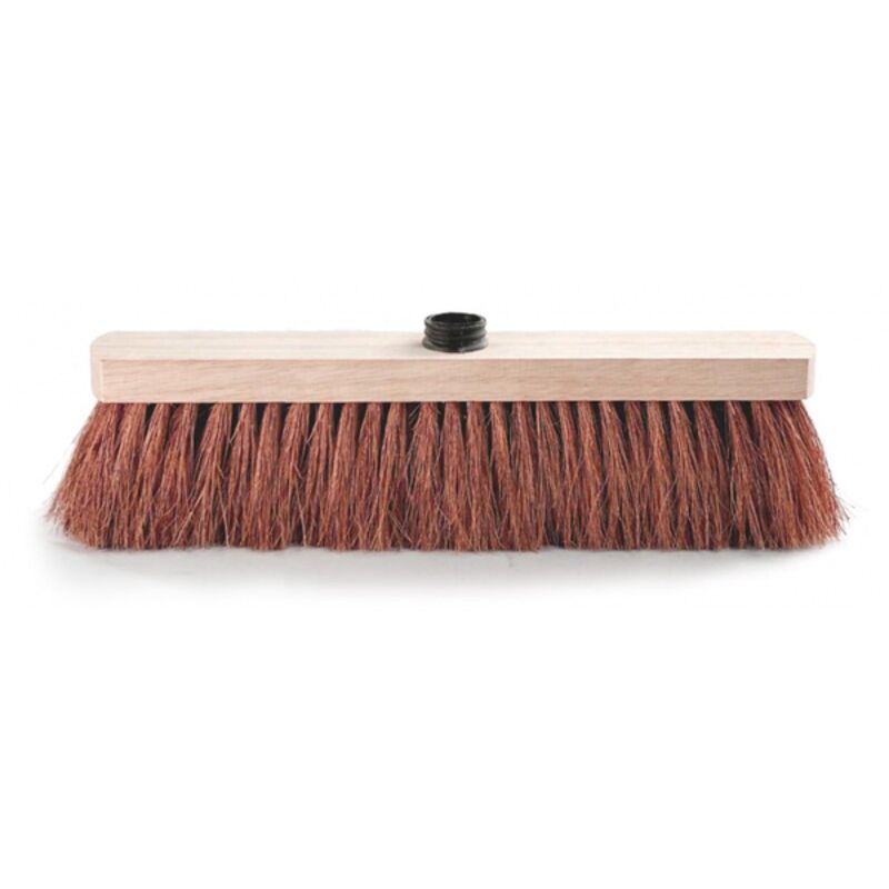 Image de Balai coco naturel monture bois 38cm