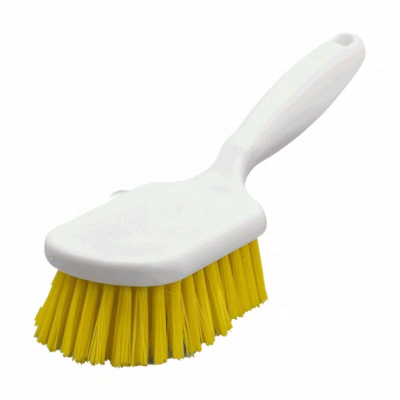 Image de Brosse polyester mi-dur à manche / Monture PP 26cm / Gamme alim.