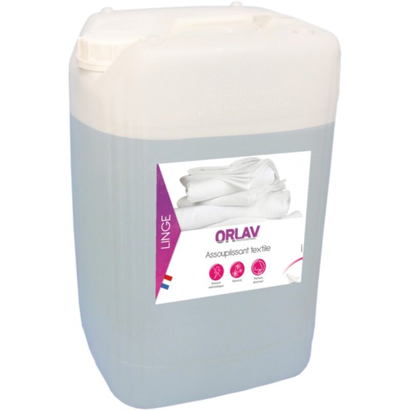 Image de Assouplissant tous textiles liquide ORLAV 0202 -Bidon 20L