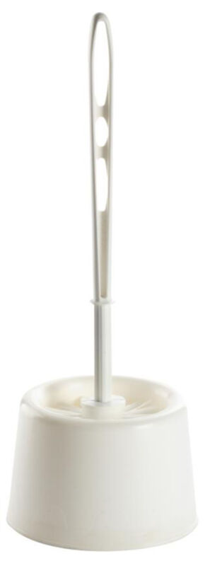 Image de Combiné WC porte-balayette et brosse blanc écogreen ECOLINE
