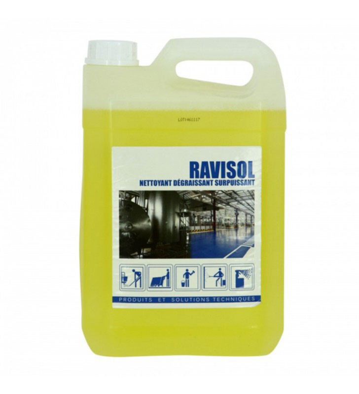 Image de Dégraissant surpuissant sols industriels RAVISOL - Bidon 5L
