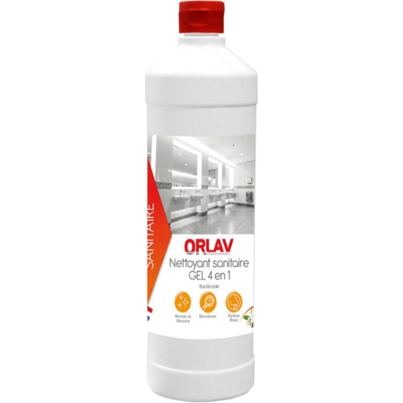 Image de FDV* Gel nettoyant détartrant désinfectant sanitaires 4EN1-Bidon 1L