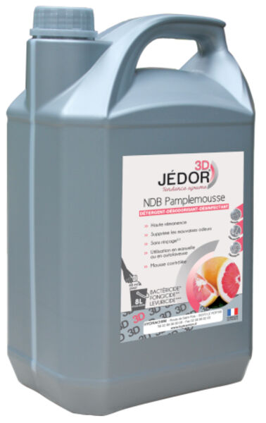Image de JEDOR 3D Détergent Surodorant Désinfectant virucide - Bidon 5L