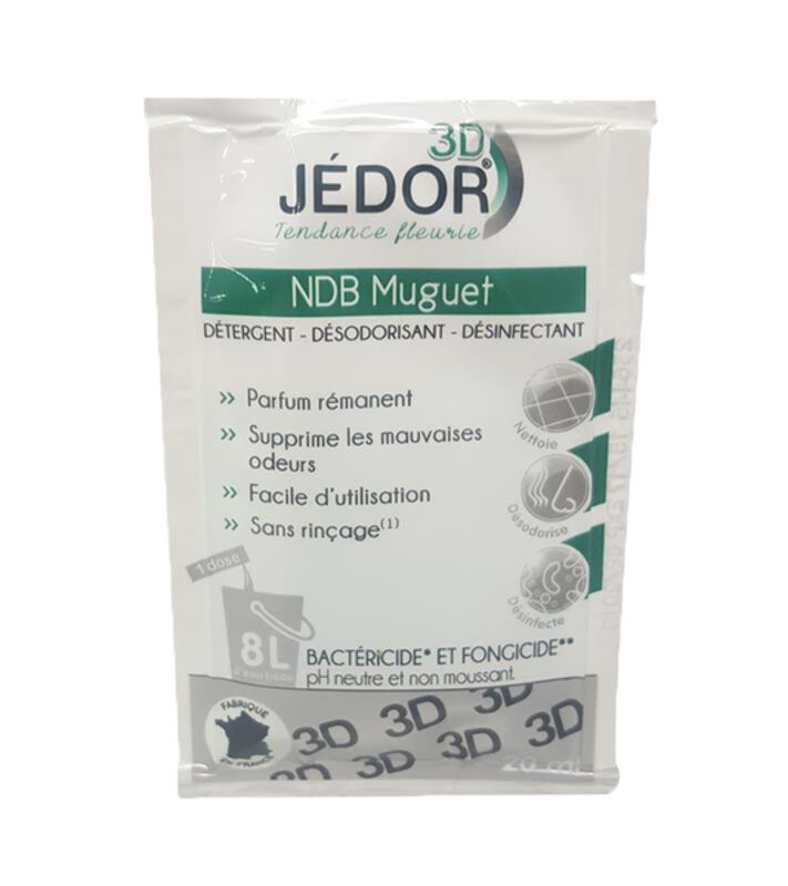 Image de Détergent désinfectant désodorisant 20ml 3D JEDOR- Ct 250 doses