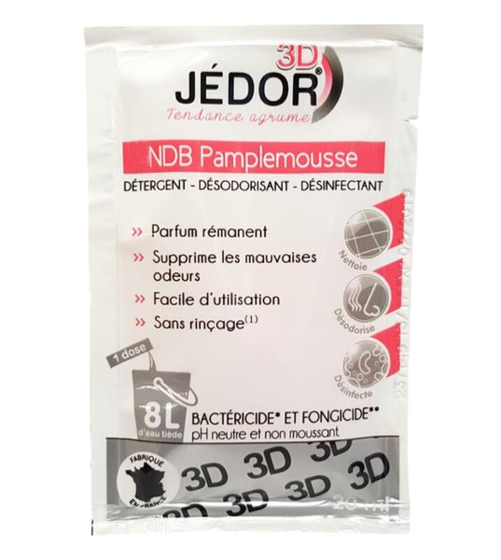 Image de Détergent désinfectant désodorisant 20ml 3D JEDOR- Ct 250 doses