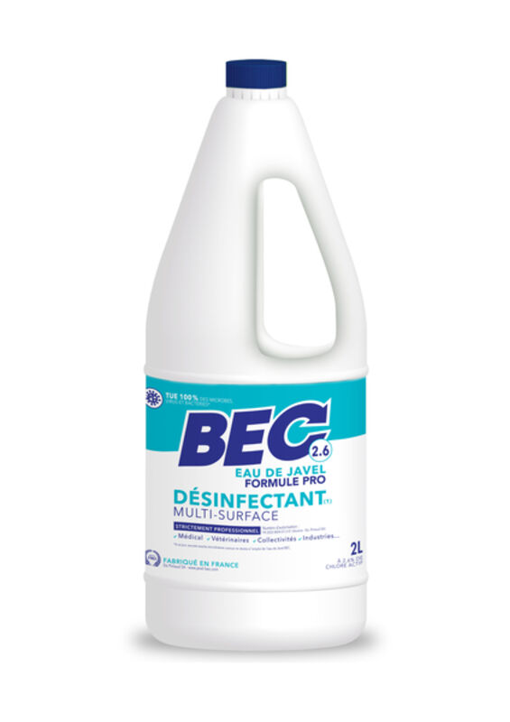Image de Javel liquide 2,6% - Bidon 2L