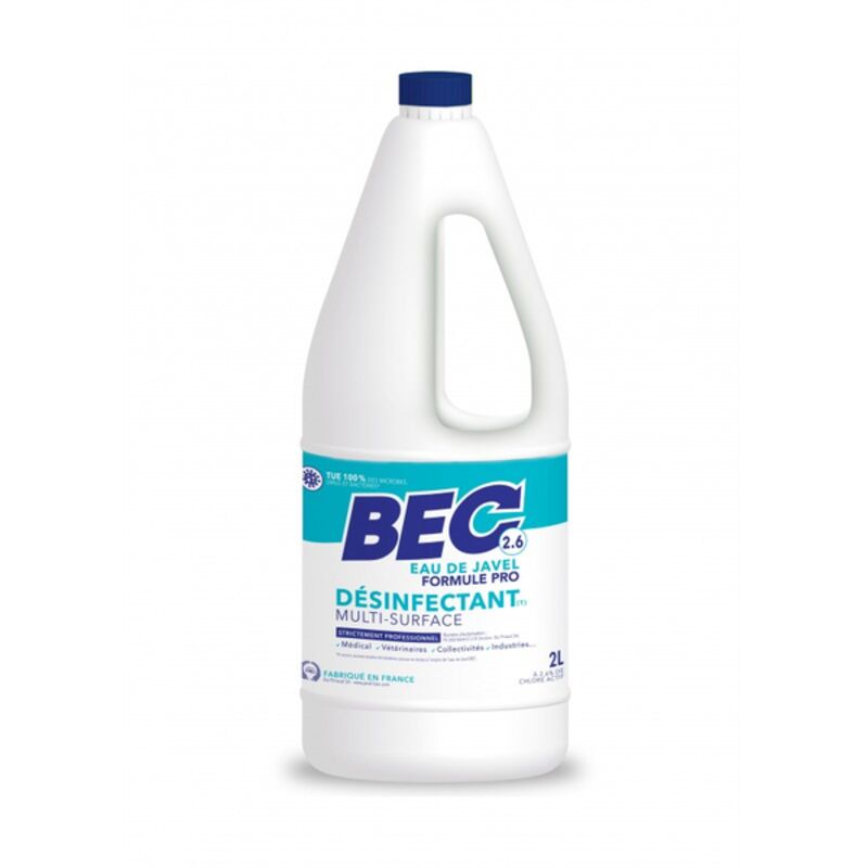 Image de Javel liquide 2,6% - Bidon 2L