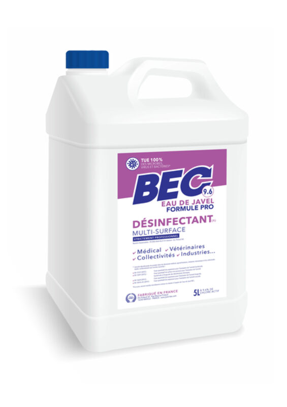 Image de Javel liquide 9,6% - Bidon 5L