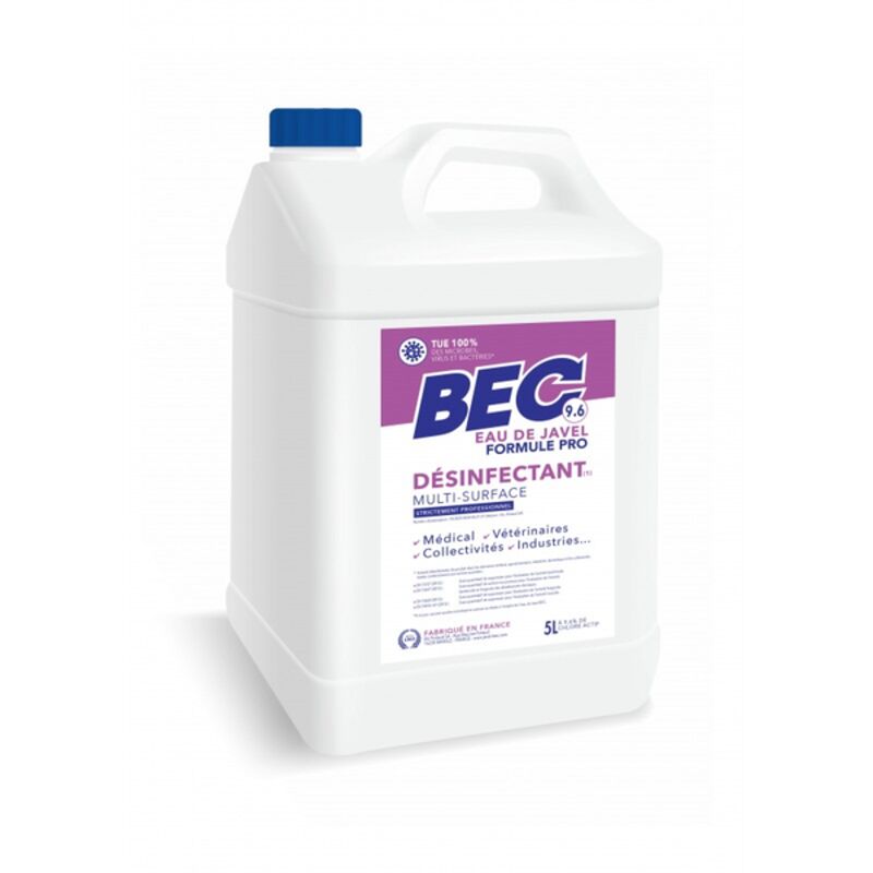 Image de Javel liquide 9,6% - Bidon 5L