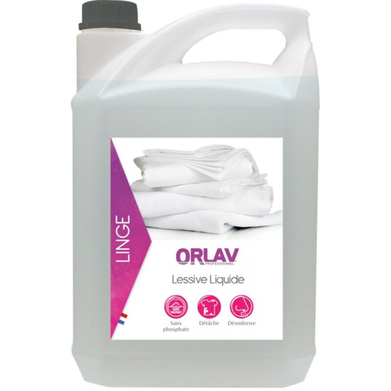 Image de Lessive liquide enzymatique super active ORLAV - 201 - Bidon 5L