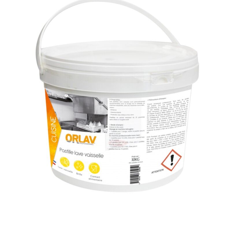 Image de Pastille lave-vaisselle professionnelle 0133 - Seau 5Kg