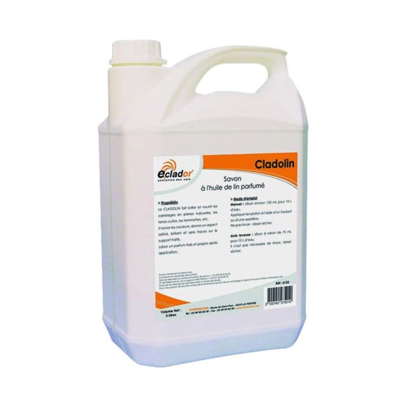 Image de Savon liquide à l'huile de lin pour sol naturel CLADOLIN 229 Bidon 5L