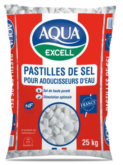 Image de Sel en pastille pour adoucisseur eau Ecocert ACTISEL -Sac 25kg