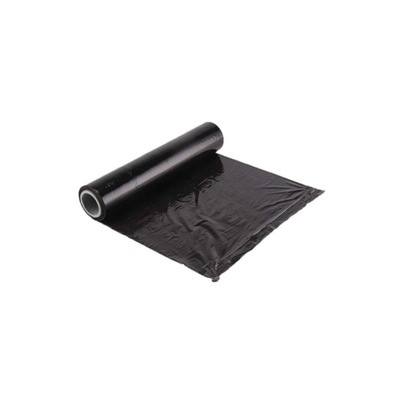 Image de Film étirable noir manuel 17µ 0.45x270m - Ct de 6 bobines