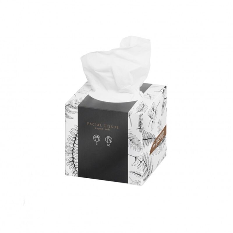 Image de Mouchoirs cosmétiques Cube3 pl. pure ouate blanc -210600 - Ct de 30