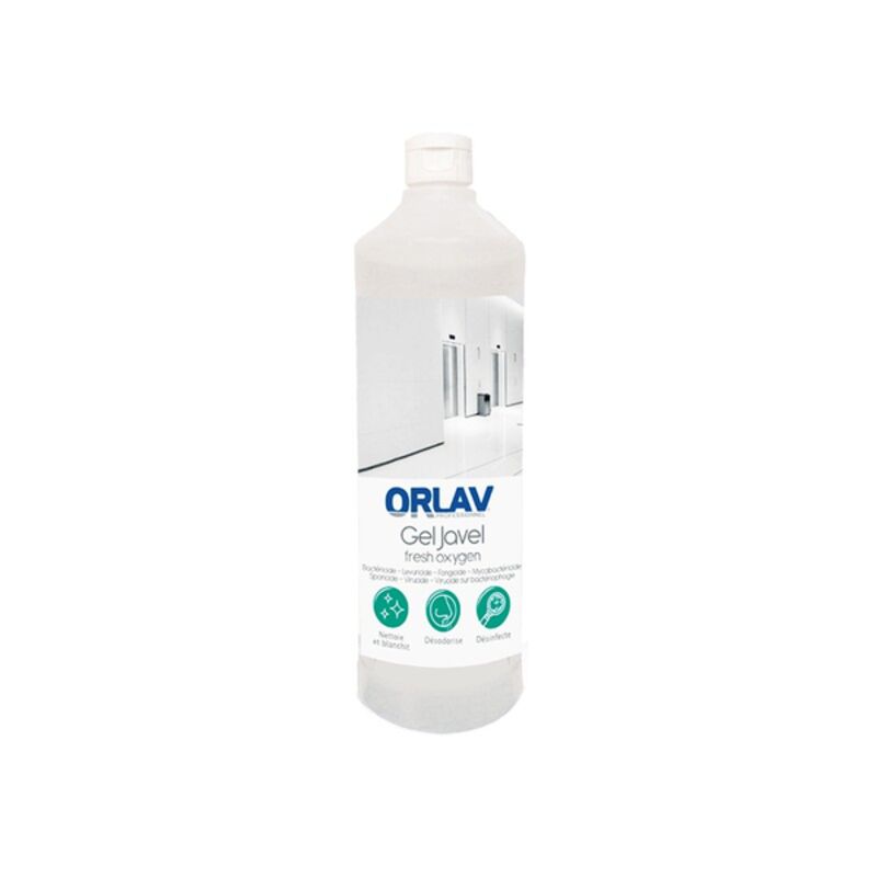 Image de Gel WC javel désinfectant blanchissant FRESH OXYGEN ORLAV- Flacon 1l