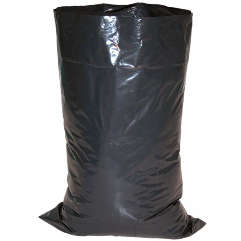 Image de Sac gravats 80L PEBD noir 140µ 600x850 10rlx10 - Ct. de 100