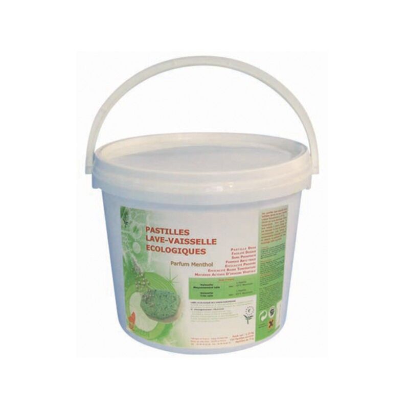 Image de Pastille lave-vaisselle Ecolabel IDEGREEN 0125 -Seau de 125