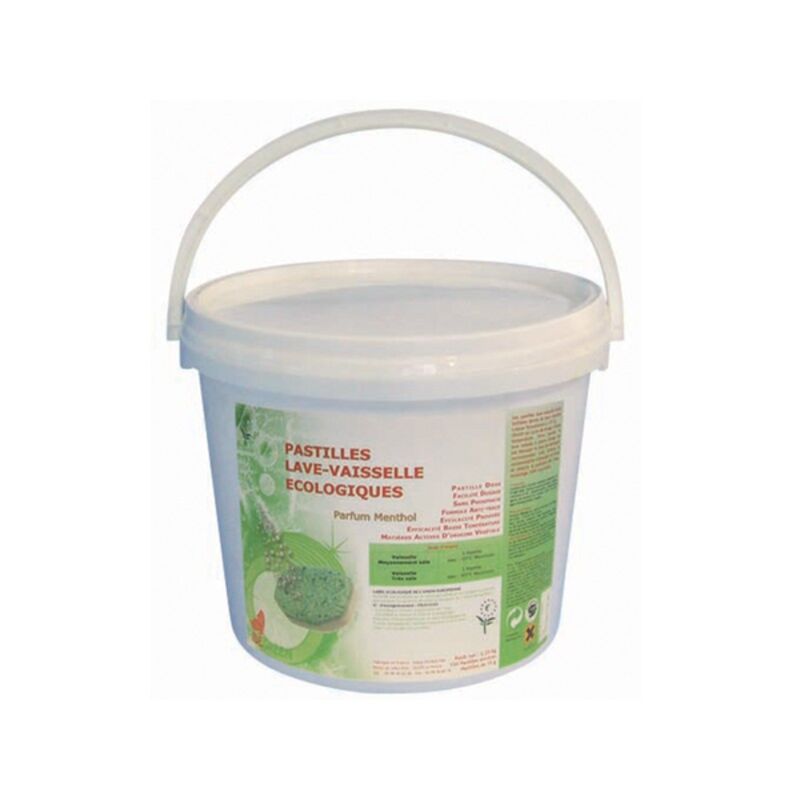 Image de Pastille lave-vaisselle Ecolabel IDEGREEN 0125 -Seau de 125