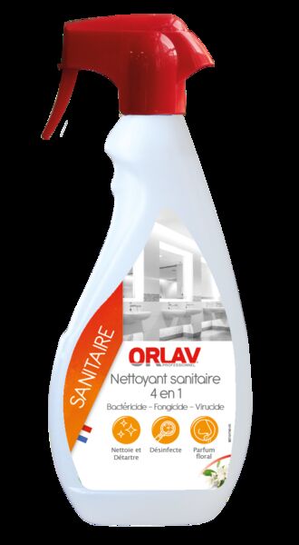 Image de Nettoyant sanitaires 4 en 1 - ORLAV - 245 - Spray de 750ml