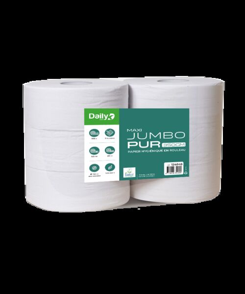 Image de PH lisse blanc MAXI JUMBOPUR 350 Dailyk Green - 6 rlx