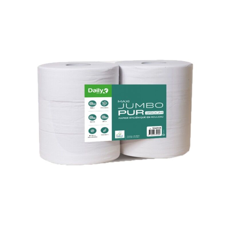 Image de PH lisse blanc MAXI JUMBOPUR 350 Dailyk Green - 6 rlx