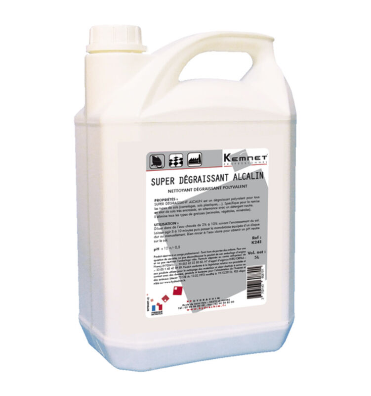 Image de KEMNET K241 Super dégraissant alcalin polyvalent - Bidon de 5L