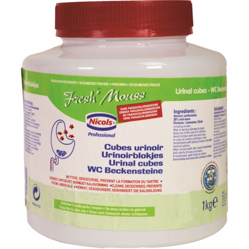 Image de Cubes urinoirs parfumés FRESHMOUSS - Boite de 1kg
