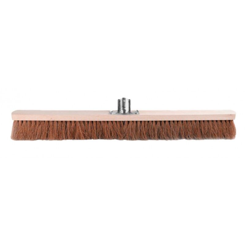 Image de Balai coco professionnel Monture bois douille métal inclinéeL100