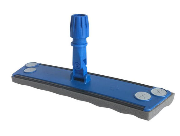 Image de Balai trapèze bleu avec semelle mousse 40cm