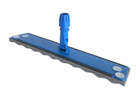Image de Balai trapèze bleu avec semelle mousse 60cm