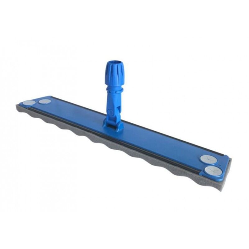 Image de Balai trapèze bleu avec semelle mousse 60cm