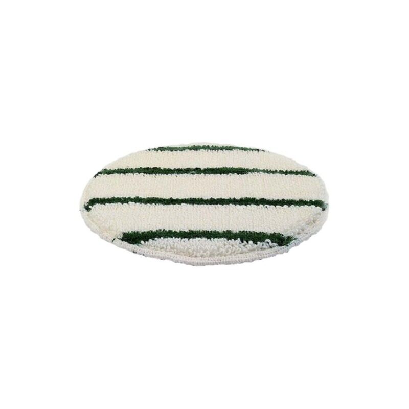 Image de Disque coton bonnette rayures vertes Ø406mm