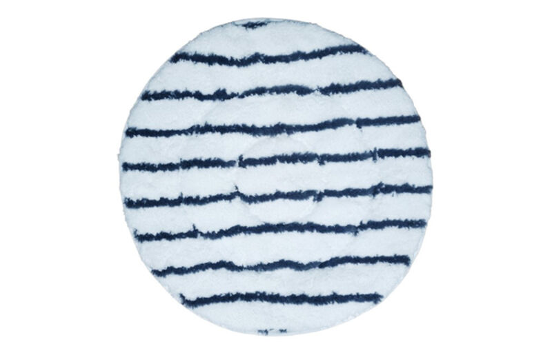Image de Disque coton bonnette rayures vertes Ø432mm