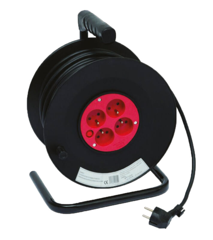 Image de Enrouleur prolongateur L 40m / Câble H05VVF 3x1,5mm