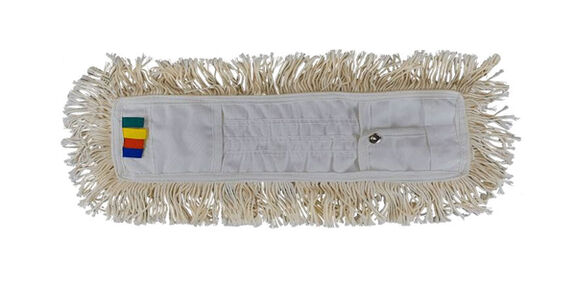 Image de Frange coton à poche 60cm pour support à plat