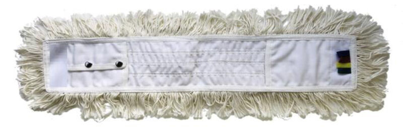 Image de Frange coton à poche 80cm pour support à plat