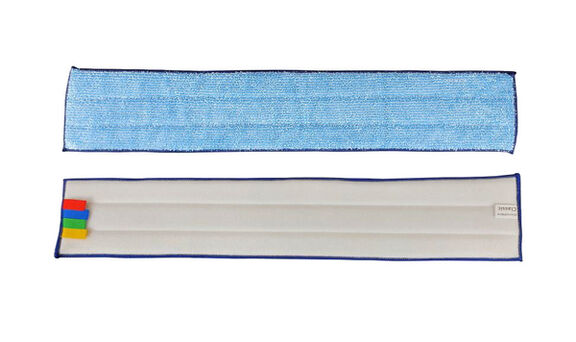 Image de Frange microfibre bleu velcro L 60cm